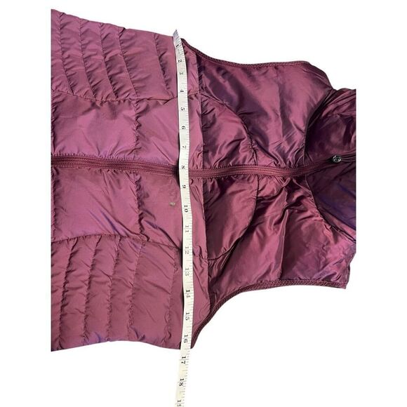 Lululemon 4 fluffin awesome goose down feathers plum vest full zip - Picture 4 of 8